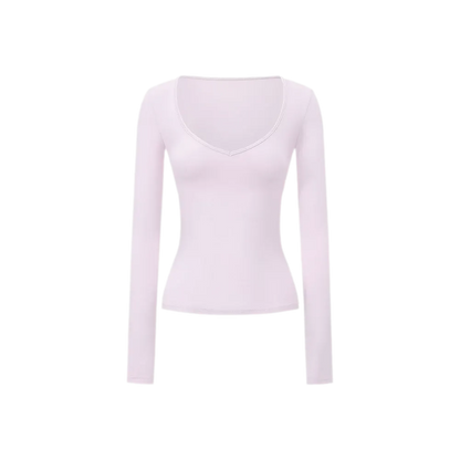 Bare-Feel V-Neck Top