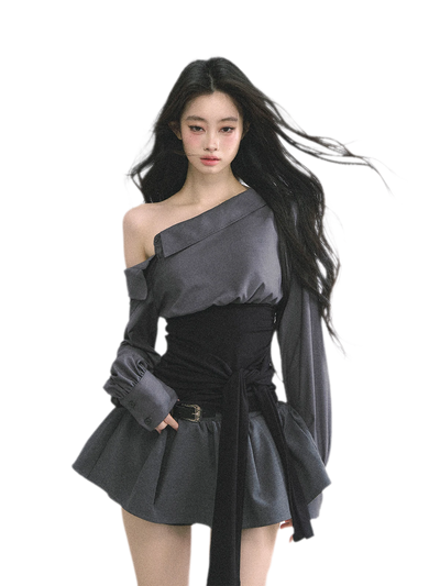 블랙 허리끈 / XS