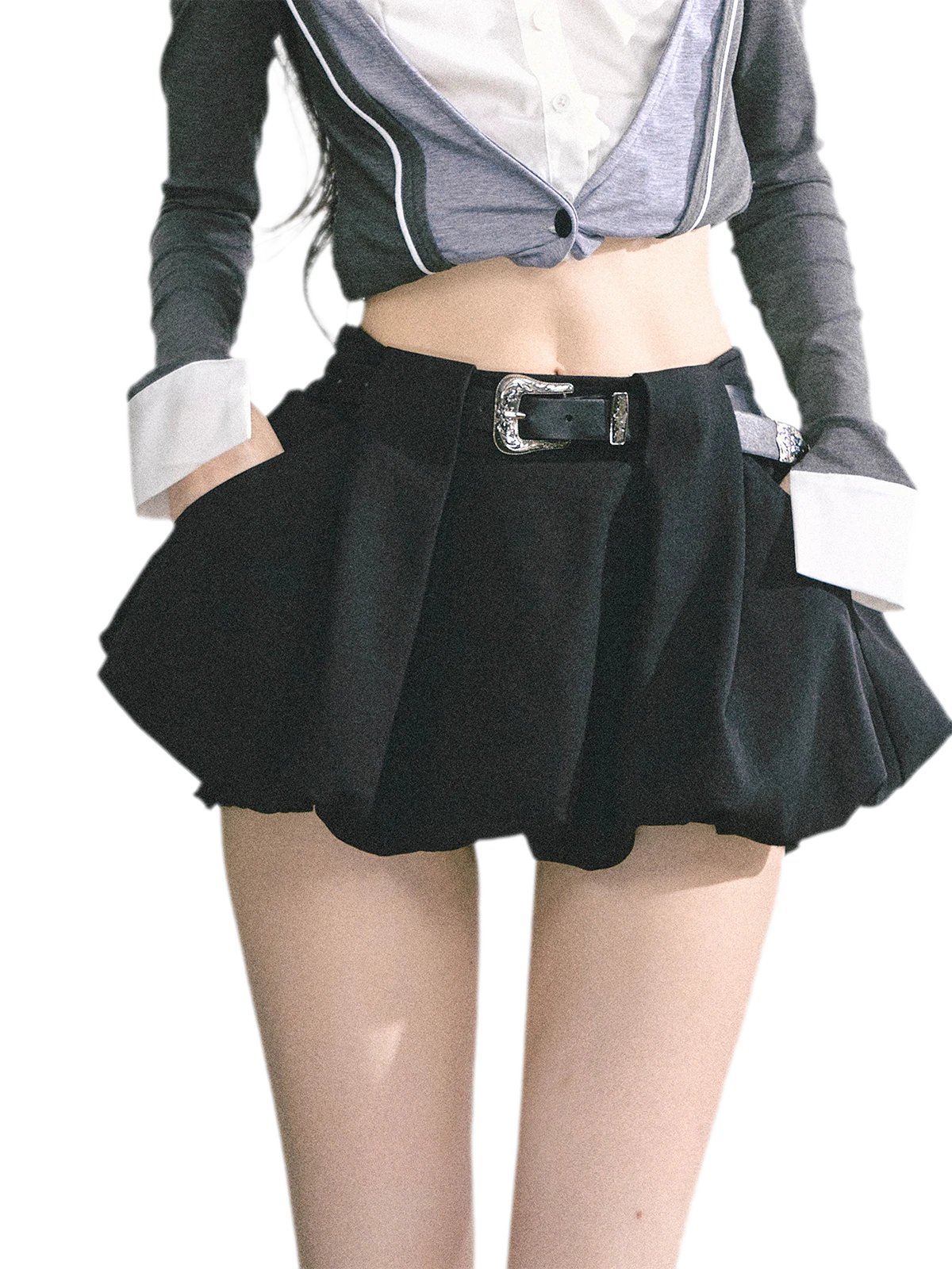 ローズバブルミニスカート