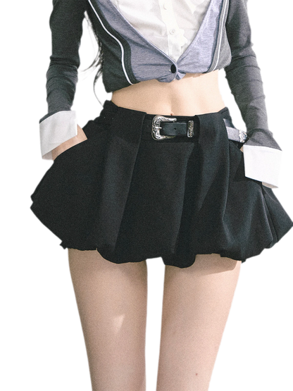 ローズバブルミニスカート