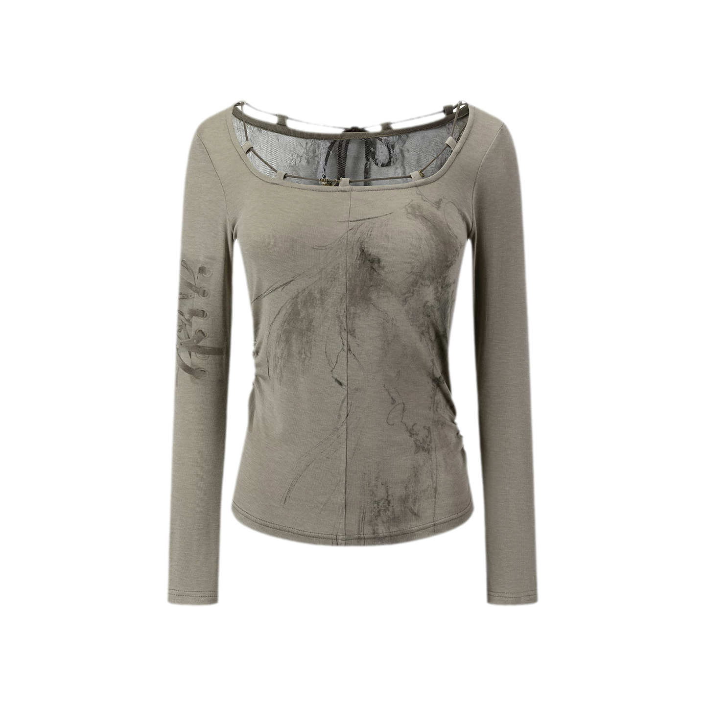 Sheer Lace Slim Top