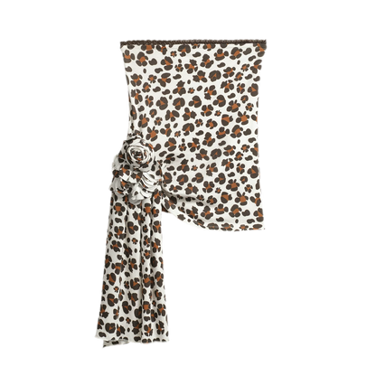 Leopard Lace Backless Cami