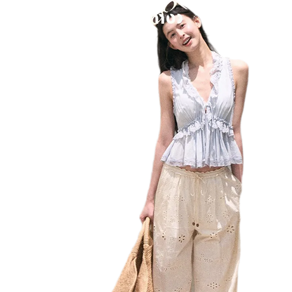 Lace Trim Cami Top