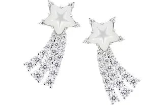 Crystal Star Stud Earrings