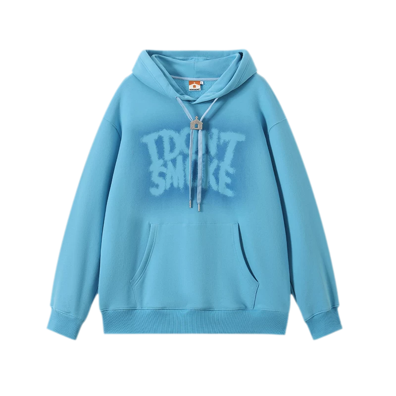 American Style Shadow Print Hoodie