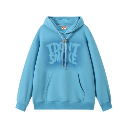 American Style Shadow Print Hoodie