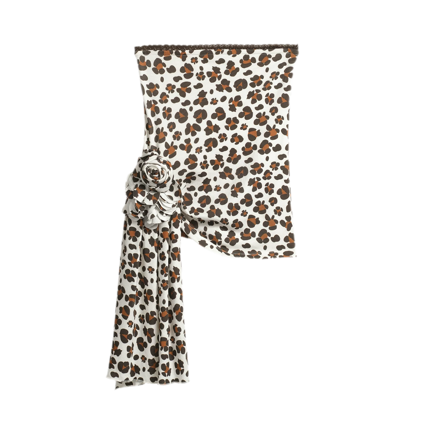 Leopard Lace Backless Cami