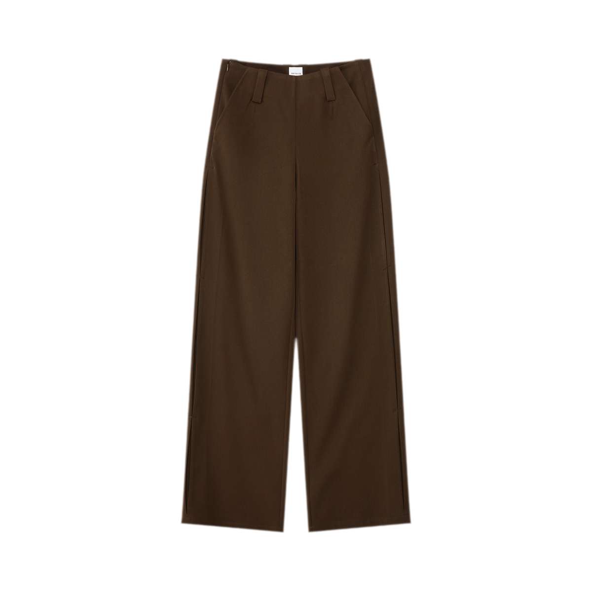 Soft Structured Wide-Leg Trousers