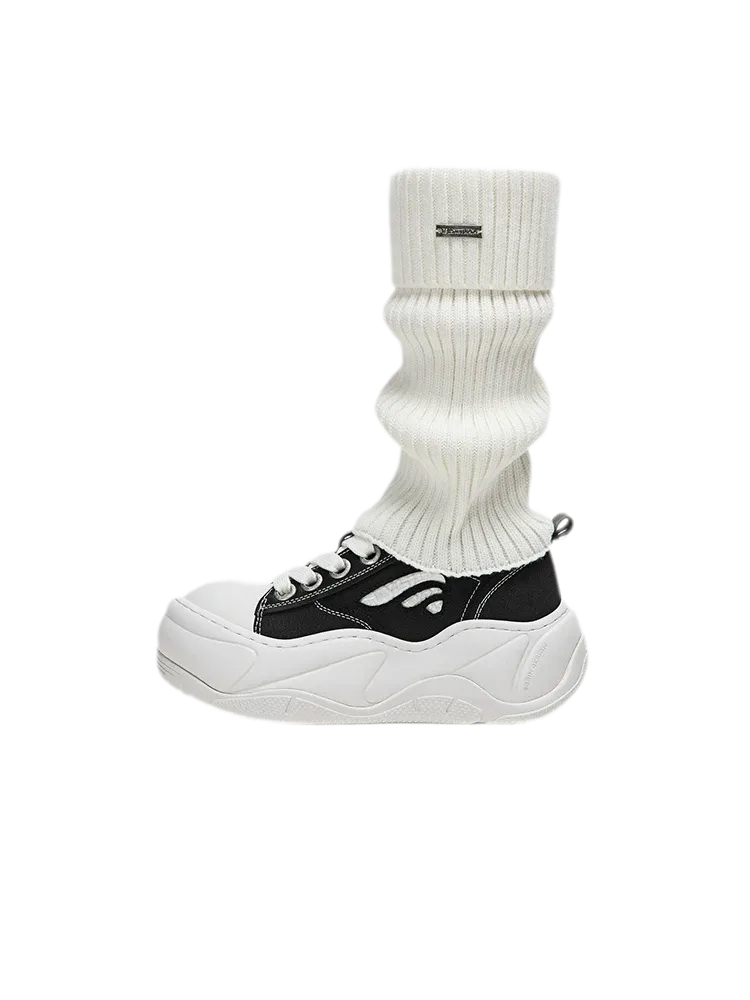 Canvas Platform Sneakers
