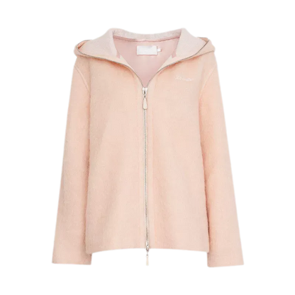 Soft Wool Hooded Jacket