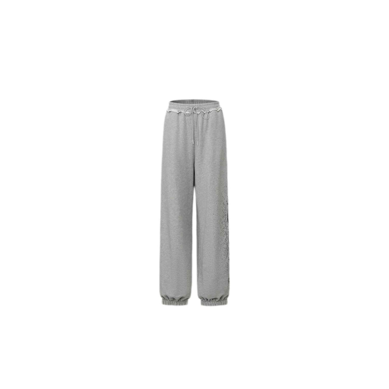 Graphic Cropped Hoodie Pants Set