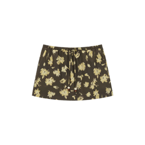 Chrysanthemum Brown Skirt / S