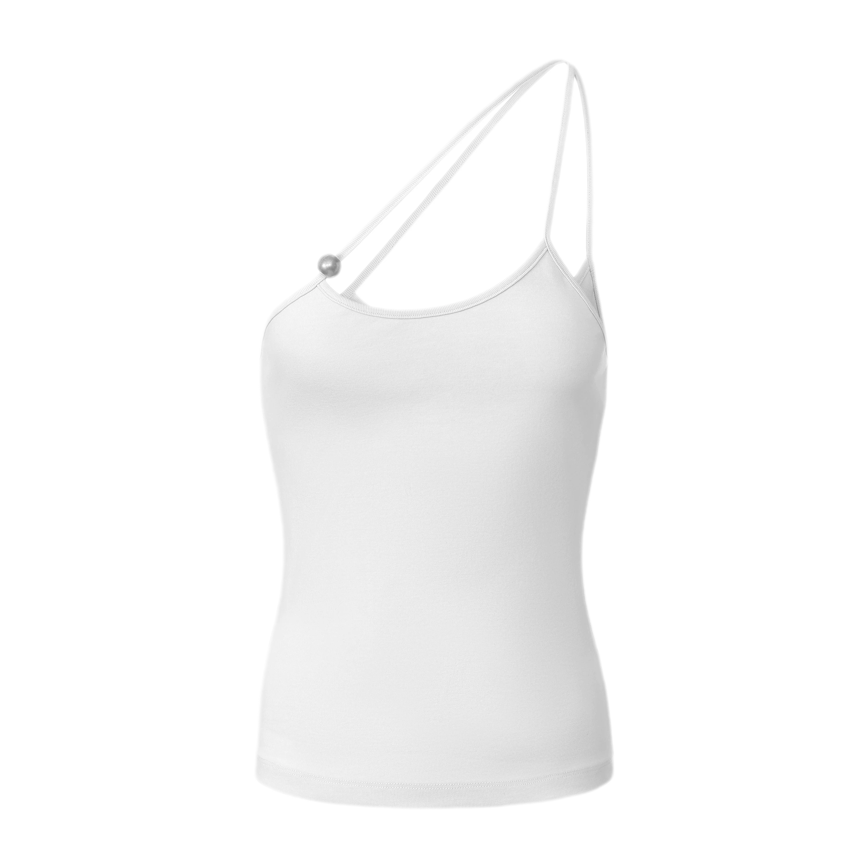 Strap Asymmetric Knit Cami