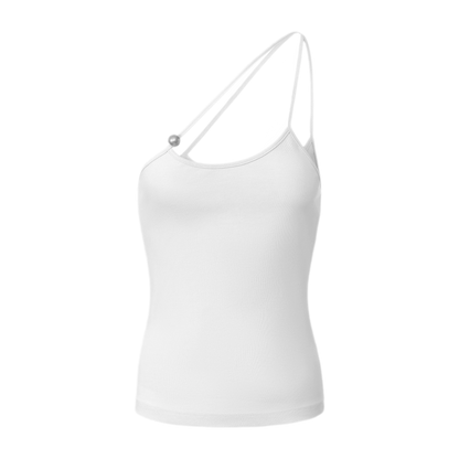 Strap Asymmetric Knit Cami