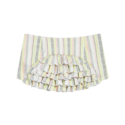 Ruffled Low-Rise Mini Skort