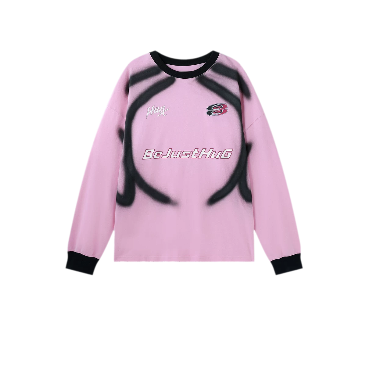 Brushed Racing Graphic Long-Sleeve T-Shirt