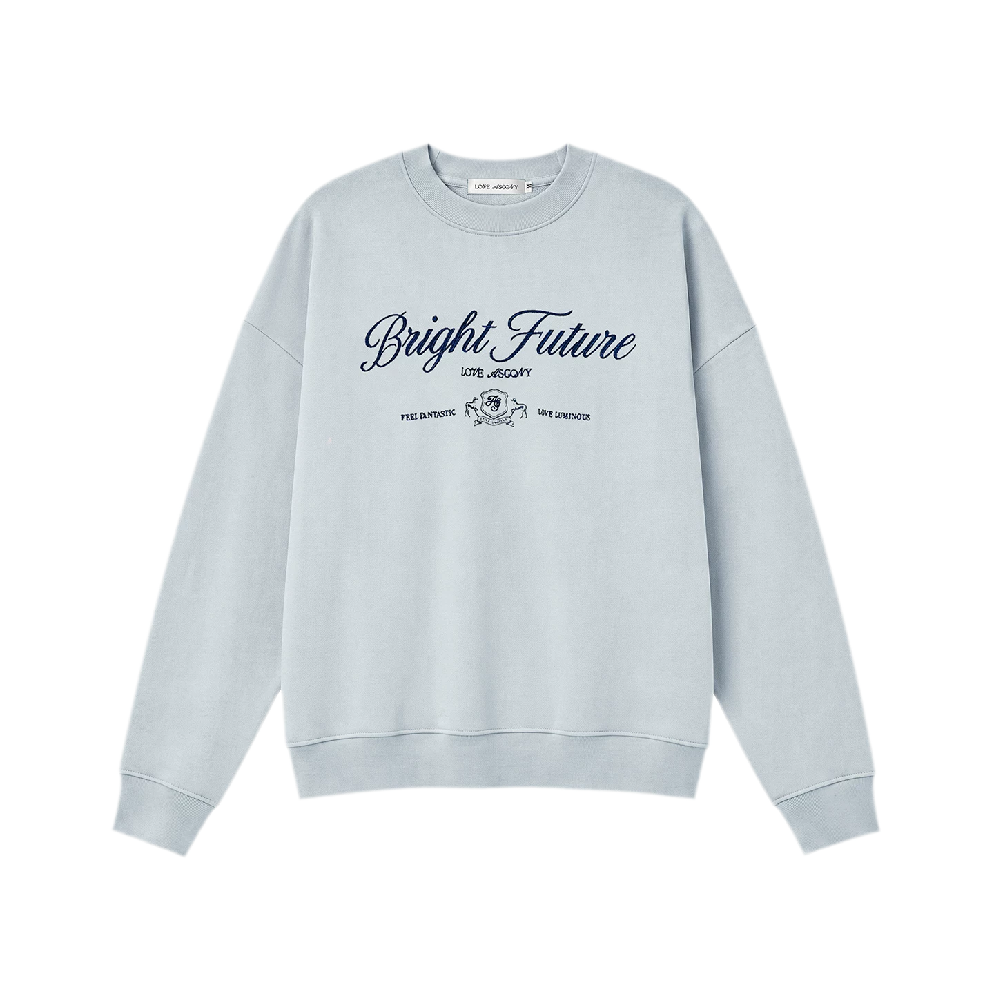 Embroidered Graphic Crewneck Sweatshirt