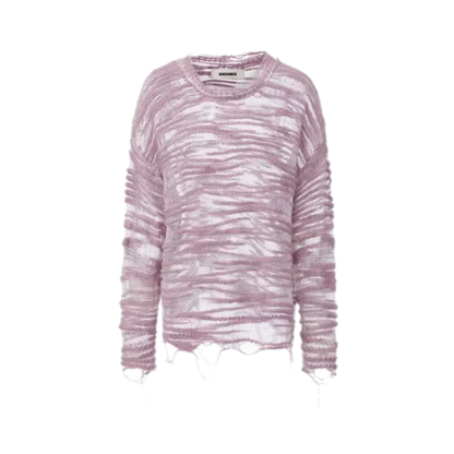 Textured Bouclé Knit Sweater
