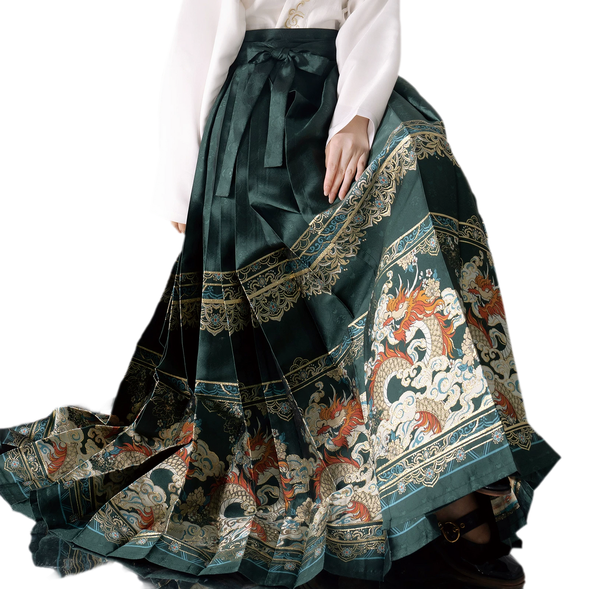 游龙踏雪 Brocade Mamian Skirt Set