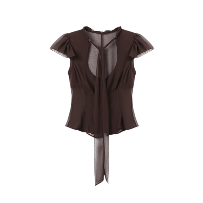 Faux Silk Top Skirt