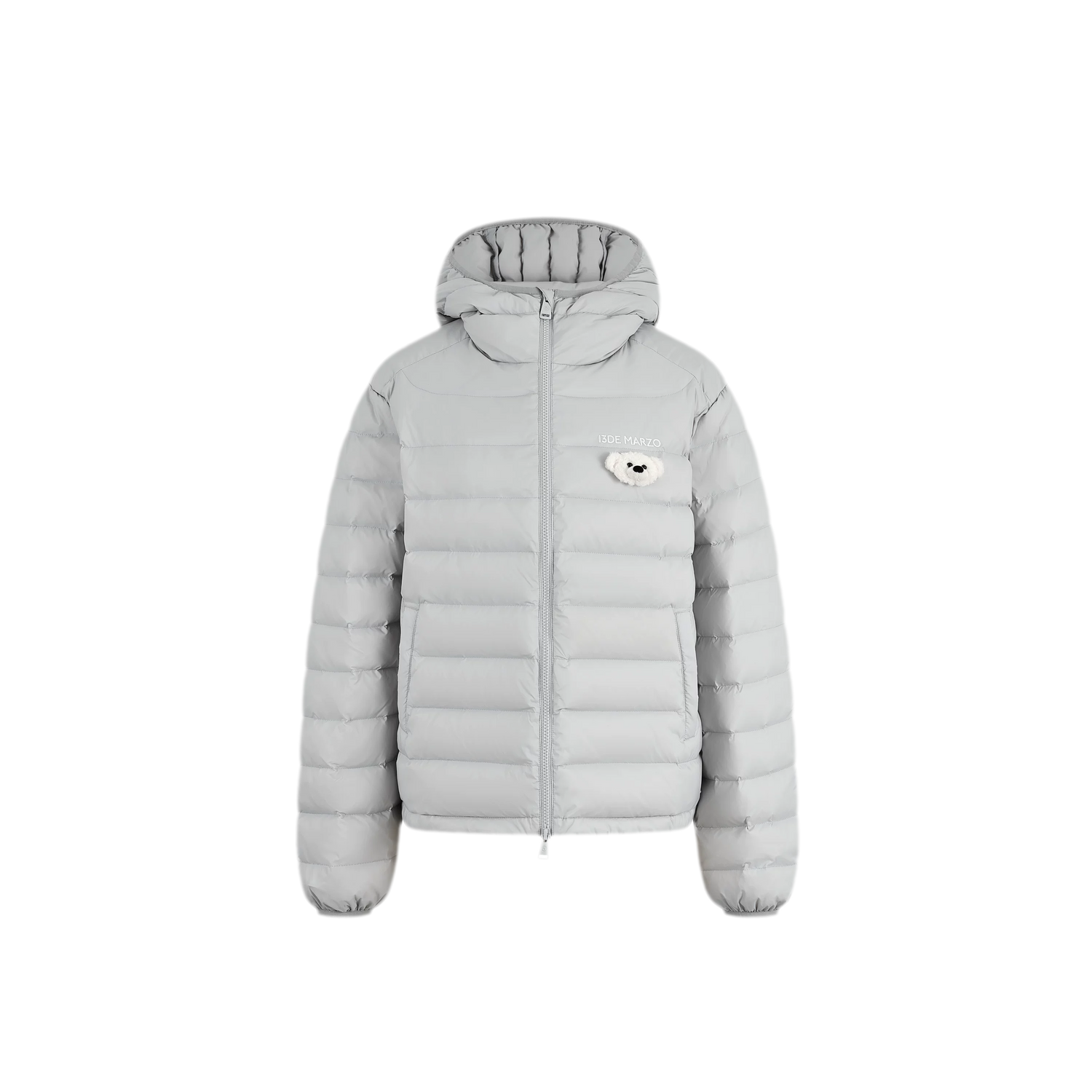 Quilted Hooded Lightweight Down Jacket