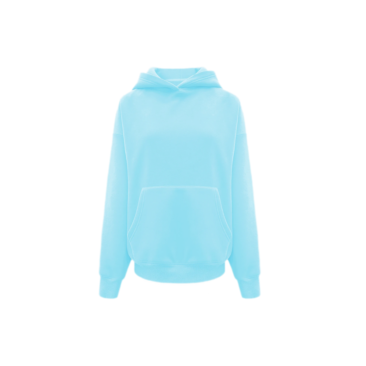 Brushed Hooded Cropped Sweatshirt