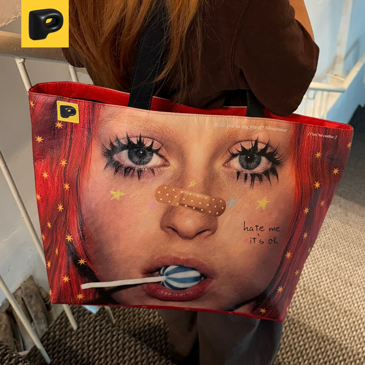 Printed Eco Paper Tote Bag