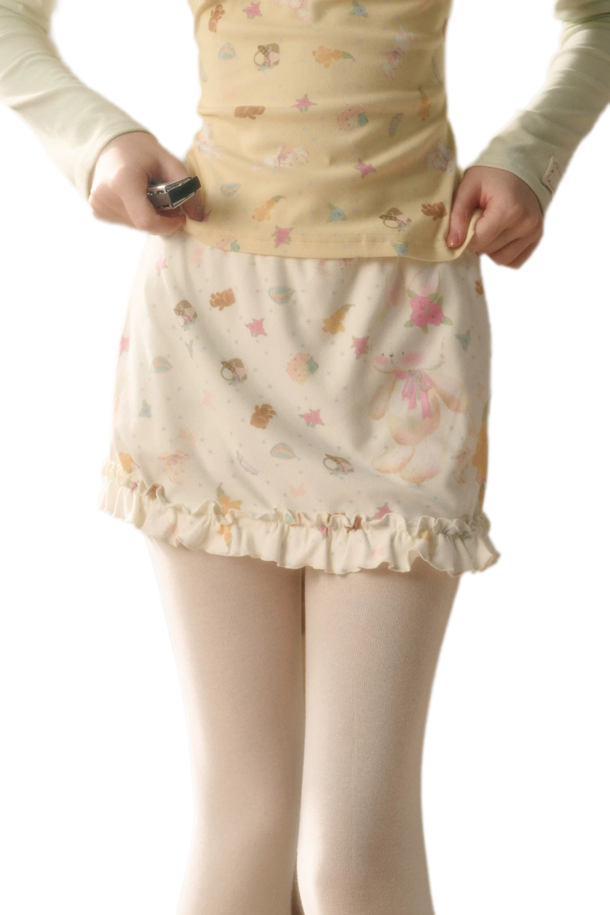 Printed Layered Cake Skirt — Load image 39 in gallery view