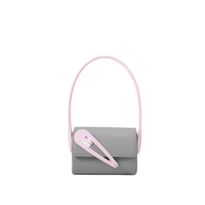 Oversized Hair Clip Shoulder Bag
