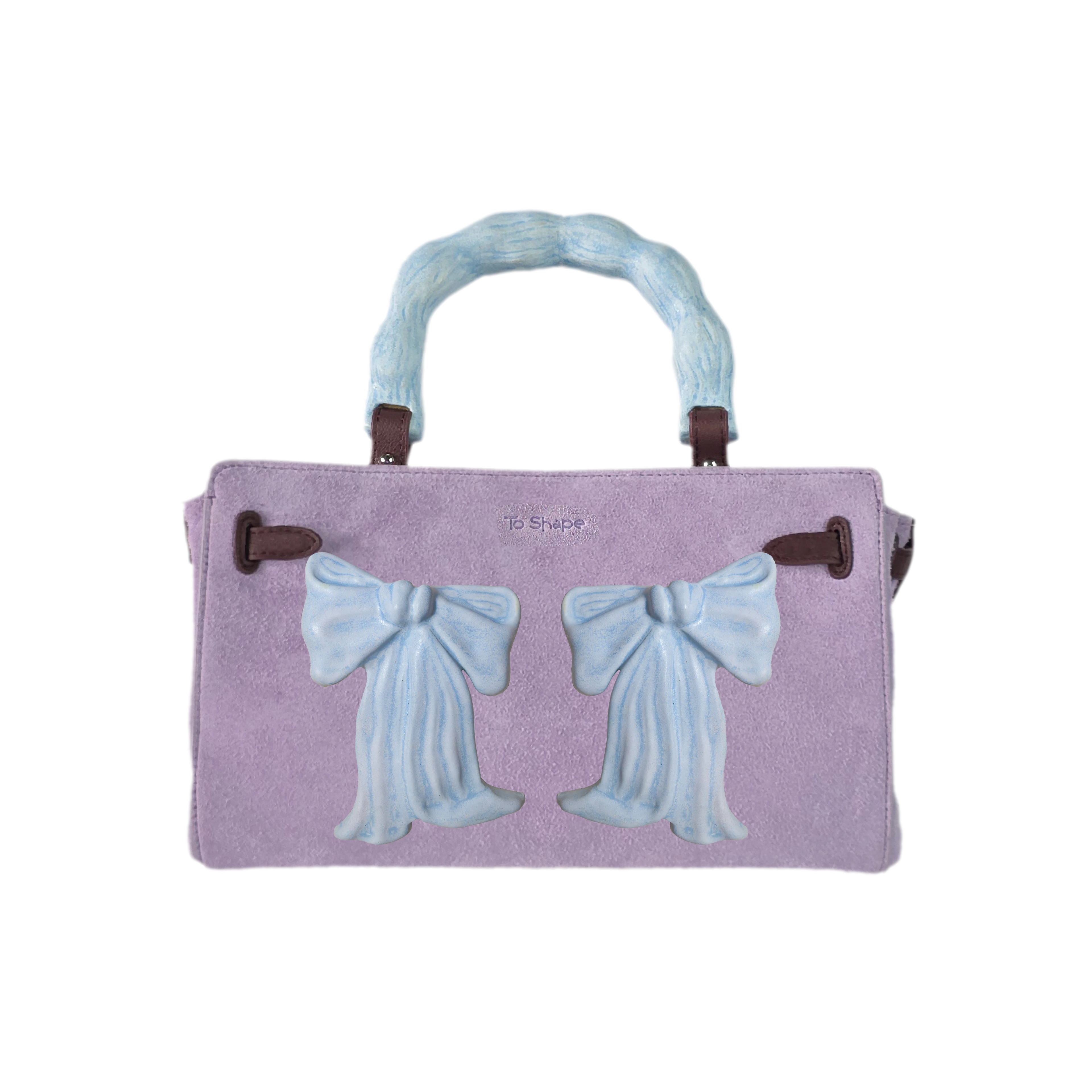 Handcrafted Ceramic Bow Bag