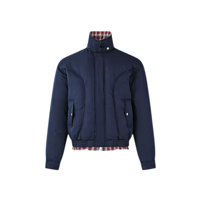 Vintage Houndstooth Harrington Jacket
