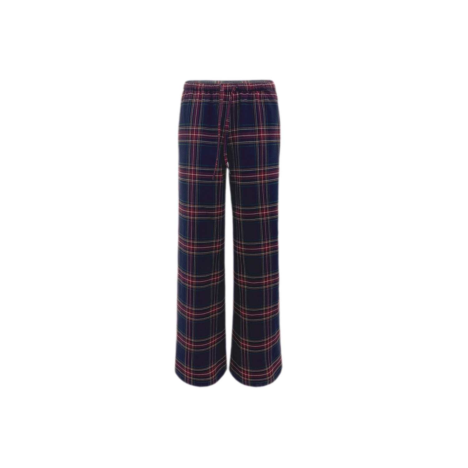 Vintage Plaid Low-Rise Bottoms