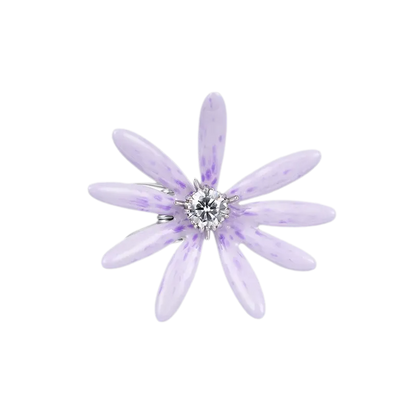Metallic Daisy Flower Hair Clip