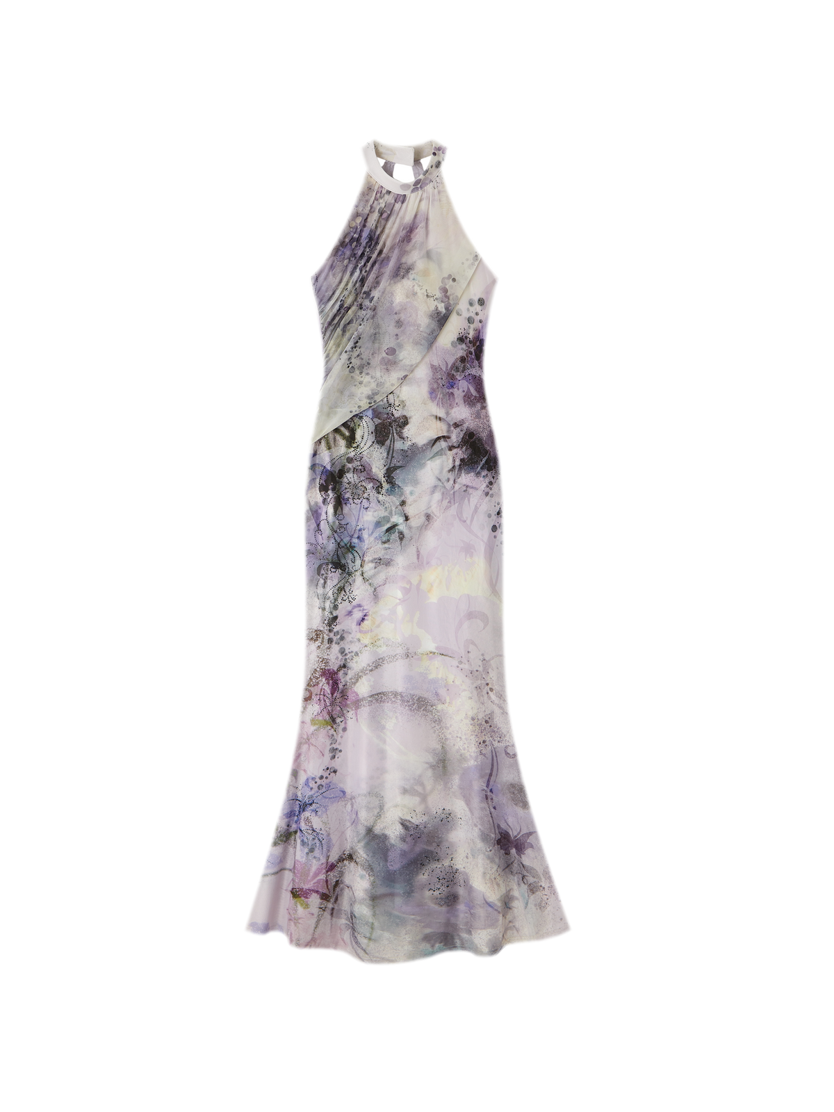 Samt-Jacquard-Meerjungfrauenkleid