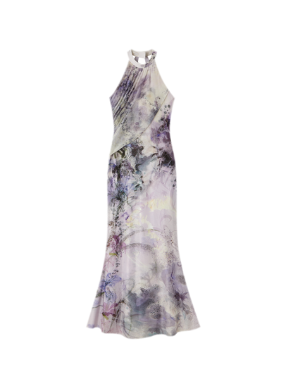 Samt-Jacquard-Meerjungfrauenkleid