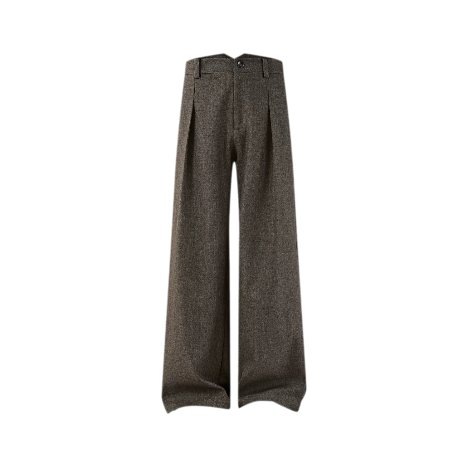 500G Houndstooth Pleated Wide-Leg Pants