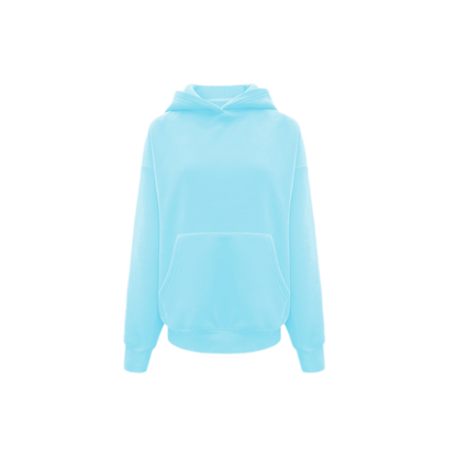 Brushed Hooded Cropped Sweatshirt