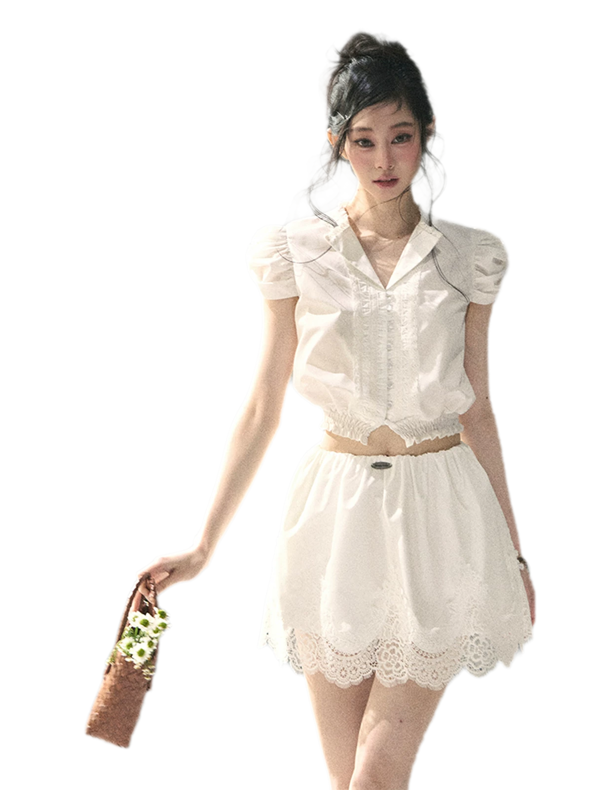 Lace Two-Way Set