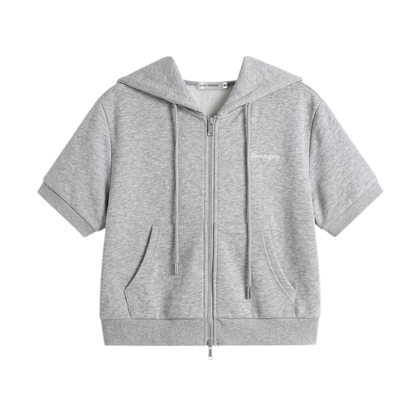 Modal Zip Hoodie Set
