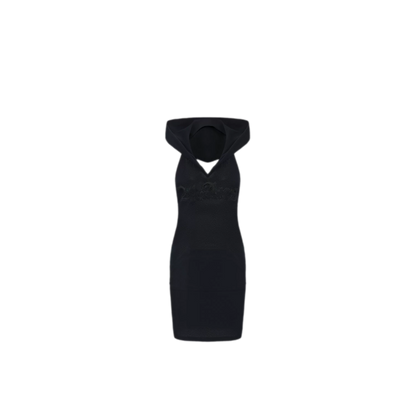 24ANS x UWA Backless Hooded Mini Dress