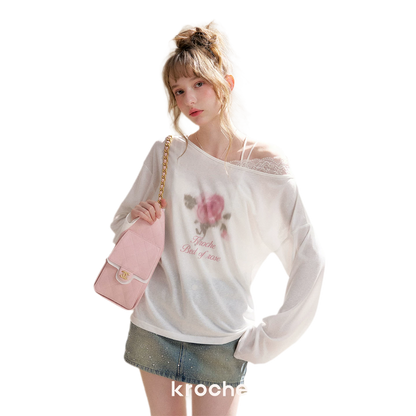 Sakura and Spring Stream A-Line Skirt
