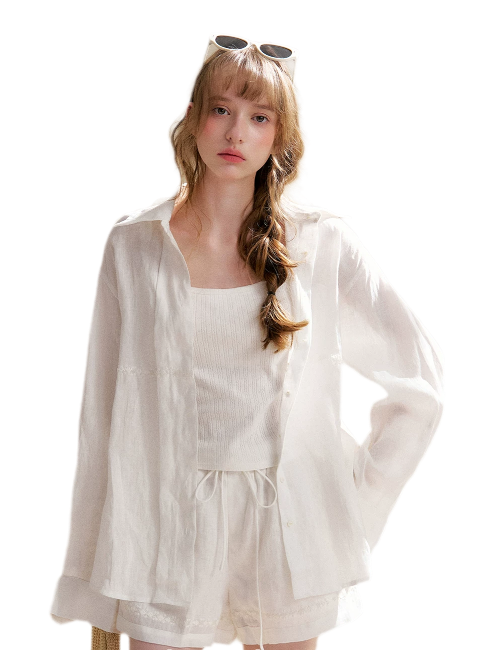 Tencel Linen Beaded Set