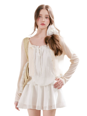 Apricot (Cardigan) / L