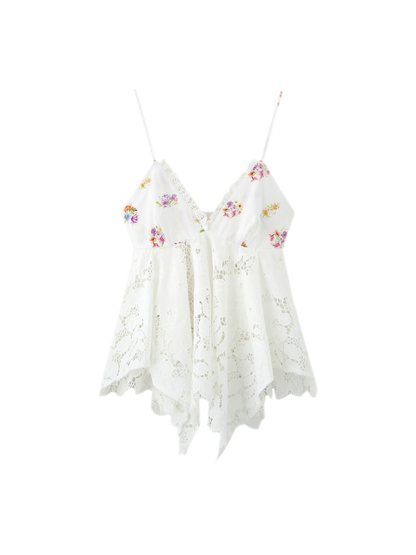 Lyocell Floral Wide-Leg Set