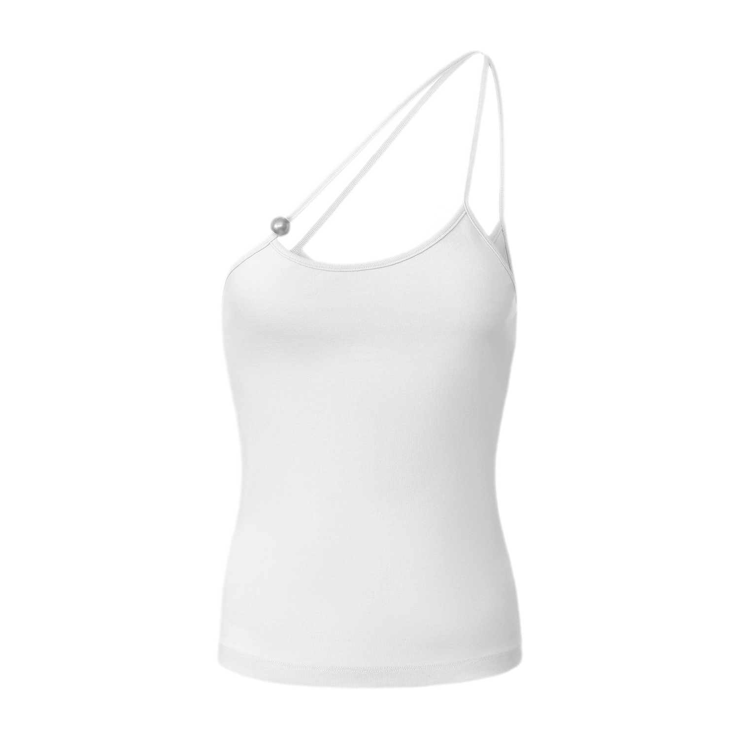 Strap Asymmetric Knit Cami