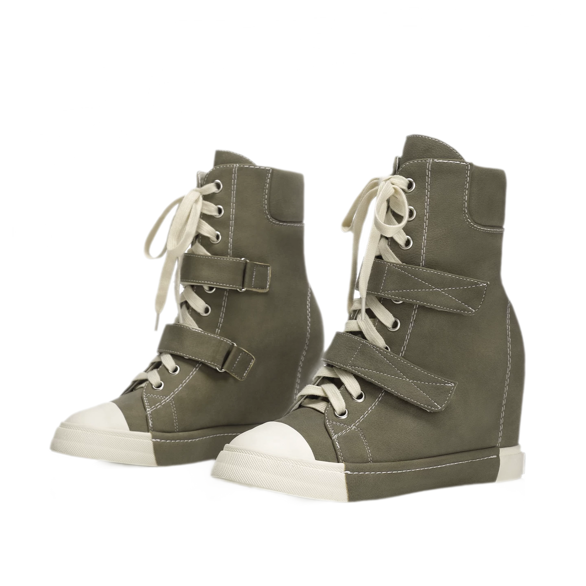 复古厚底高帮运动鞋