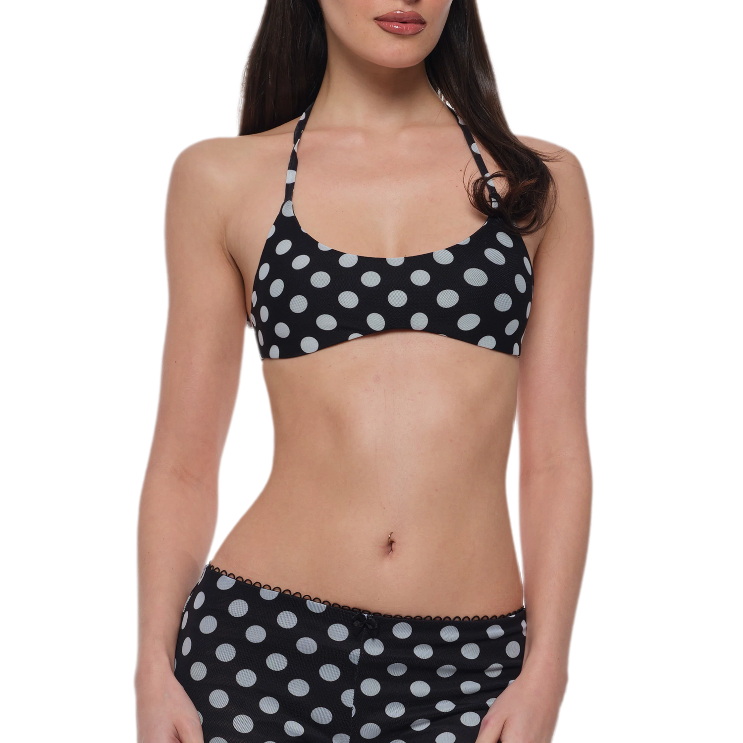 Polka Dot Bustier Pants