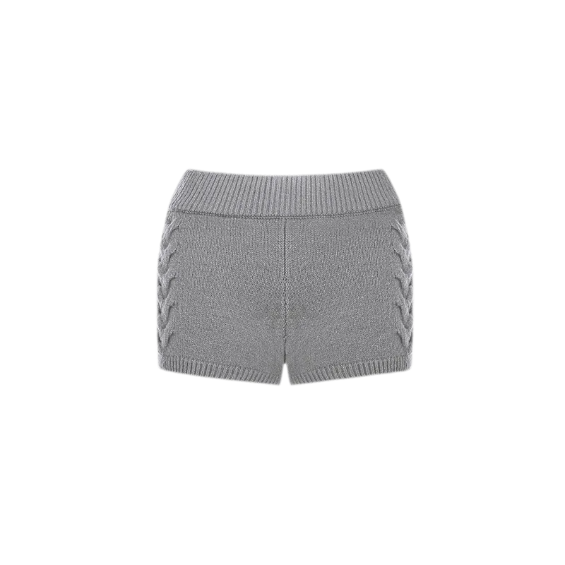 Conjunto de punto trenzado afelpado