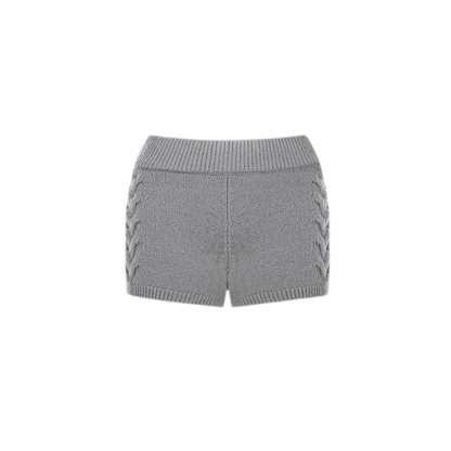 Conjunto de punto trenzado afelpado