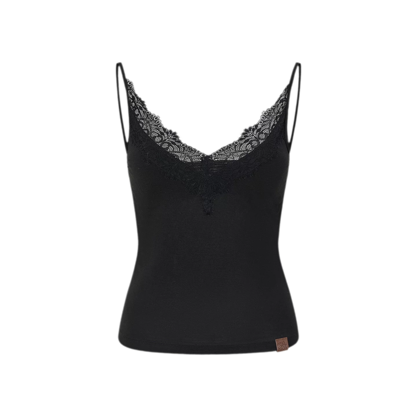 Lace Trim Built-In Bra Cami